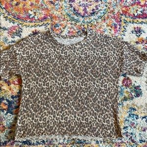 Cheetah print shirt